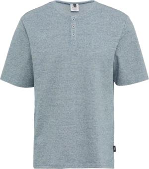 T-Shirt mit kurzer Knopfleiste