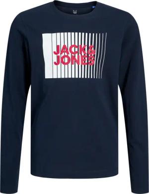 T-Shirt mit langen Ärmeln und Rundhalsausschnitt Kind Jack & Jones Corp Logo Play