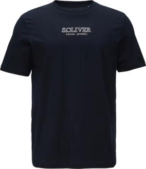T-Shirt mit Logo-Motiven aus reiner Baumwolle