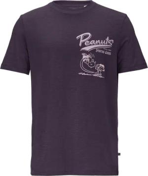 T-Shirt mit Peanuts®-Motiv und Flammgarnstruktur