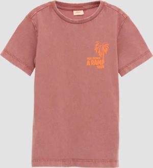 T-Shirt mit Print und Wascheffekt