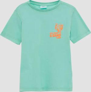 T-Shirt mit Print und Wascheffekt