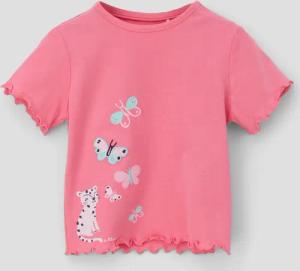 T-Shirt mit Rollsaum