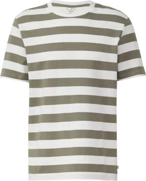 T-Shirt mit Rundhalsausschnitt und Blockstreifen