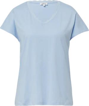 T-Shirt mit Spitze aus Modalmix