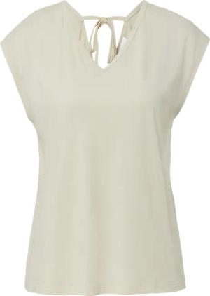 T-Shirt mit V-Ausschnitt und Rücken-Detail