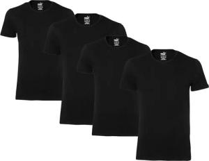 T-SHIRTS 4 PACK Puma Basic Crew T-Shirt Men Herren Unterhemd Rundhals