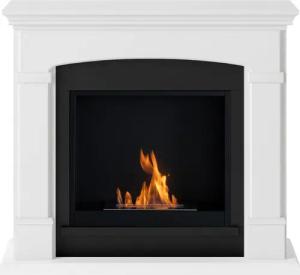 TAGU Echtfeuer-Dekokamin TAGU Helmi weiß Bio Ethanol Kamin