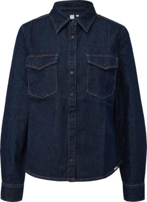 Taillierte Denimbluse