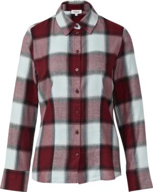 Taillierte Hemdbluse aus Flanell