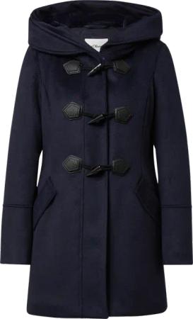 Taillierter Dufflecoat aus Wollmix