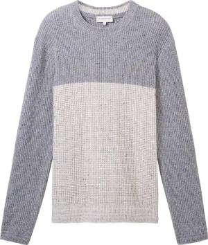 Tailor Herren Rundhals Pullover NEP STRUCTURED - Regular Fit