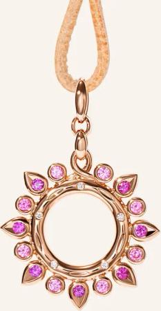 TAMARA COMOLLI Anhänger PENDANT GYPSY 'BLUSH' SUN SMALL 18K Roségold