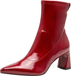 Tamaris ANTIshokk, ANTIslide, TOUCH-IT spitz banana Stiefelette ANTIshokk