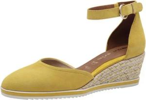 Tamaris ANTIslide, TOUCH-IT aus Leder Keilabsatz Keilpumps ANTIslide