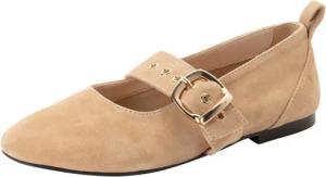 Tamaris aus Leder kein Absatz 1-22101-46 Riemchenballerina