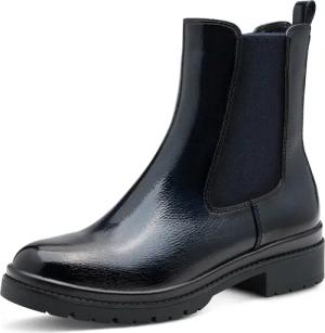 Tamaris Chelseaboots, Blockabsatz, Basic, Stiefelette in veganer Verarbeitung