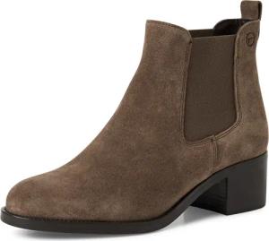 Tamaris Chelseaboots, Blockabsatz, Stiefelette, Businessschuh in schmaler Form
