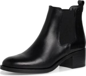 Tamaris Chelseaboots Blockabsatz, Stiefelette, Schlupfschuh in schmaler Form