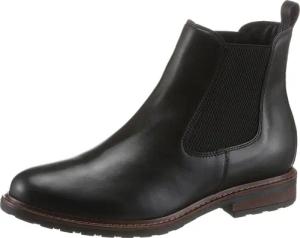 Tamaris Chelseaboots,Blockabsatz,Businessschuh,Bequemschuh, klassischer Look, schmale Form