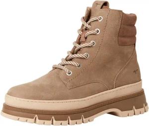 Tamaris COMFORT-Lining, Removable Sock aus Leder Schnürstiefelette COMFORT-Lining