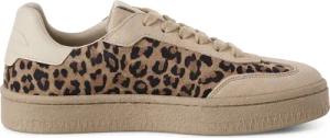 Tamaris Damen Leopard Braun Wildleder Fashion Schnürschuhe