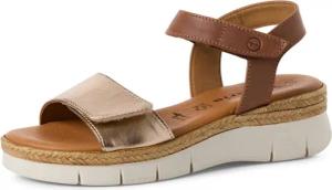 Tamaris Keilsandalette, Riemchensandale, Sommerschuh mit verstellbaren Klettverschlüssen