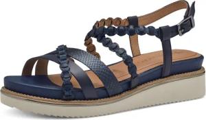 Tamaris Keilsandalette, Riemchensandale, Sommerschuh mit verstellbarer Schnalle