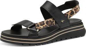 Tamaris Keilsandalette, Trekkingsandale, Riemchensandale mit verstellbaren Klettverschlüssen