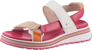 Tamaris Keilsandalette, Trekkingsandale, Riemchensandale mit verstellbaren Klettverschlüssen