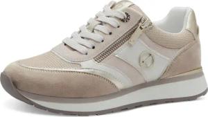 Tamaris Keilsneaker, Freizeitschuh, Halbschuh, Schnürschuh mit Kontrastbesätzen