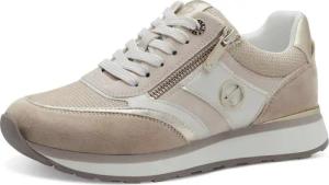 Tamaris Keilsneaker, Freizeitschuh, Halbschuh, Schnürschuh mit Kontrastbesätzen