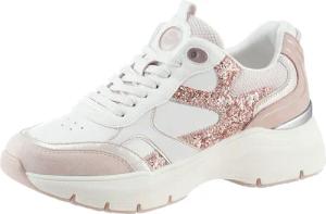 Tamaris Keilsneaker, Plateau, Freizeitschuh, Schnürschuh mit kontrastfarbenen Details