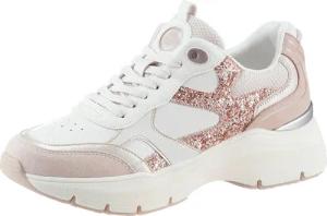 Tamaris Keilsneaker, Plateau, Freizeitschuh, Schnürschuh mit kontrastfarbenen Details