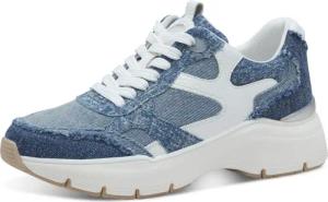Tamaris Keilsneaker, Plateaus, Freizeitschuh, Schnürschuh mit kontrastfarbenen Details