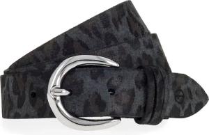 Tamaris Ledergürtel Animal-Design, Used Look, 3 cm breit