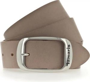 Tamaris Ledergürtel Doppelschließe in glänzendem Silber