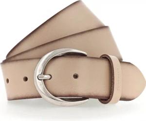 Tamaris Ledergürtel mit Logoschriftzug auf der Gürtelschlaufe, Basic-Style