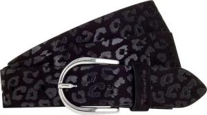 Tamaris Ledergürtel schiemernde Prägung im Animal-Design