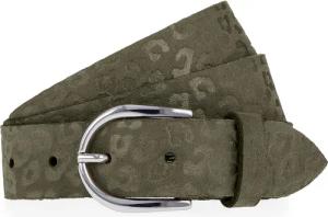 Tamaris Ledergürtel schiemernde Prägung im Animal-Design