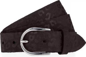 Tamaris Ledergürtel schiemernde Prägung im Animal-Design