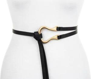 Tamaris Ledergürtel Taillengürtel vorn geknotet