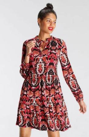 Tamaris Minikleid festliche Anlässe, aus Jerseystoff, Langarm