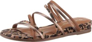 Tamaris Pantolette, Keilabsatz, Sommerschuh, Schlupfschuh in veganer Verarbeitung