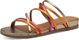 Tamaris Pantolette, Keilabsatz, Sommerschuh, Schlupfschuh in veganer Verarbeitung