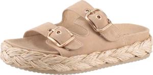 Tamaris Pantolette, Plateaus, Sommerschuh, Strandschuh mit vorgeformtem Fußbett