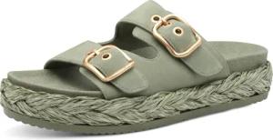 Tamaris Pantolette, Plateaus, Sommerschuh, Strandschuh mit vorgeformtem Fußbett