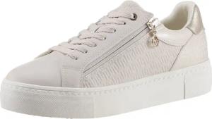 Tamaris Plateausneaker, Freizeitschuh, Halbschuh, Schnürer mit Besätzen und Glitzerdetails