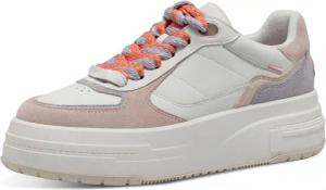 Tamaris Plateausneaker, Freizeitschuh, Halbschuh, Schnürschuh mit gepolstertem Schaftrand