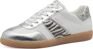 Tamaris Plateausneaker, Freizeitschuh, Halbschuh, Schnürschuh mit Glitter an der Ferse
